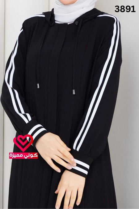 عباة سبورت 3891 اسود
