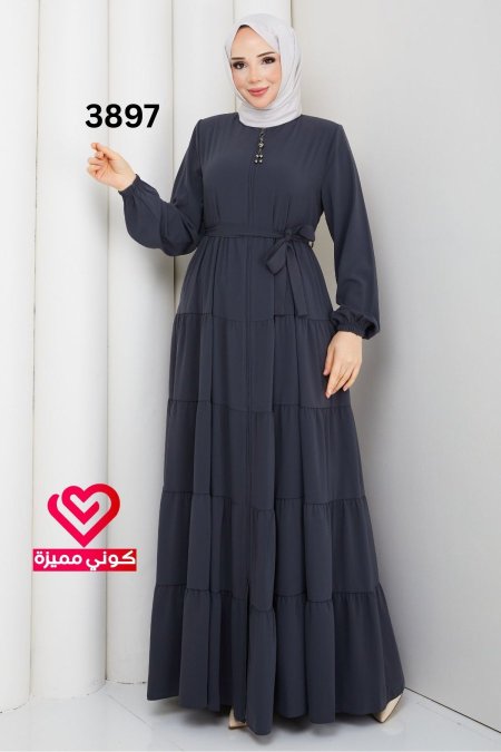 عباة كلوش 3897 رمادي