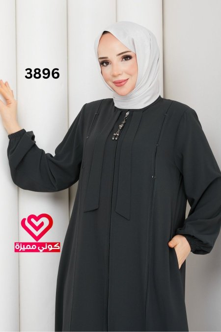 عباة صيفي 3896 رمادي