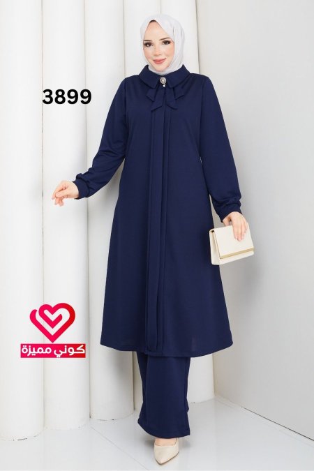 طقم صيفي 3899 كحلي
