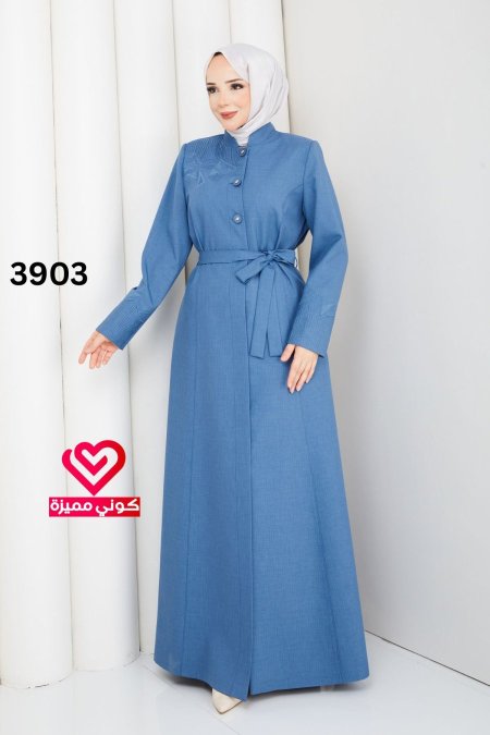 جلباب صيفي 3903 سماوي