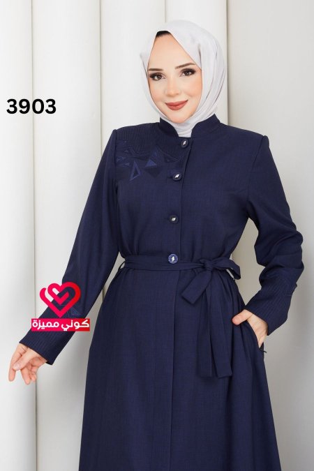 جلباب صيفي 3903 كحلي