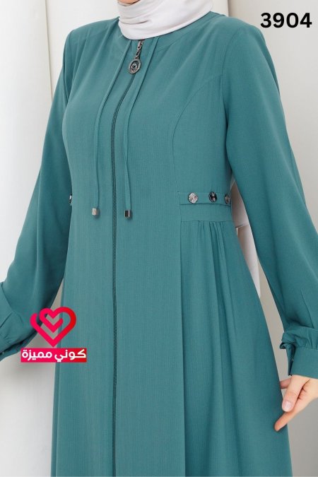 عباة سادة 3904 فستقي