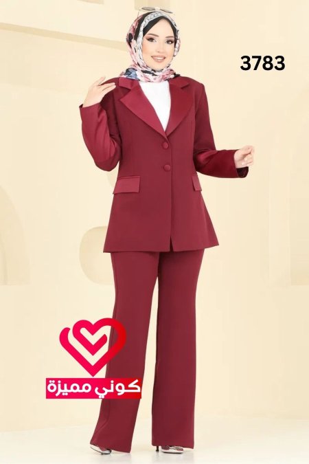 طقم 3783 خمري