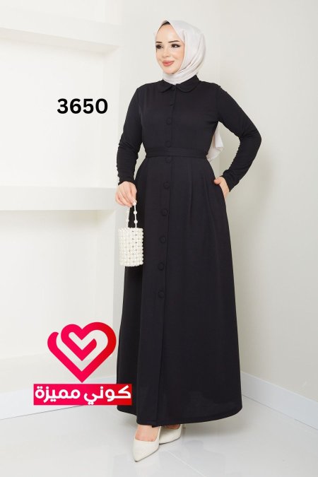 فستان 3650 اسود
