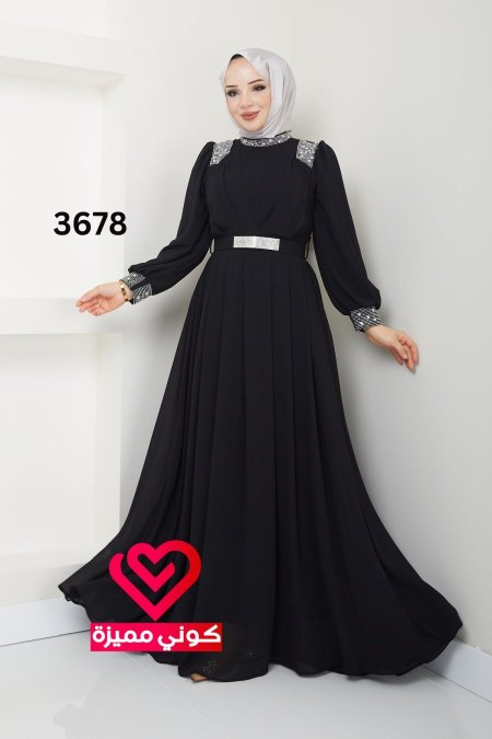 فستان 3678 اسود
