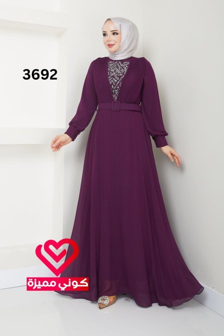 فستان 3692 ليلكي