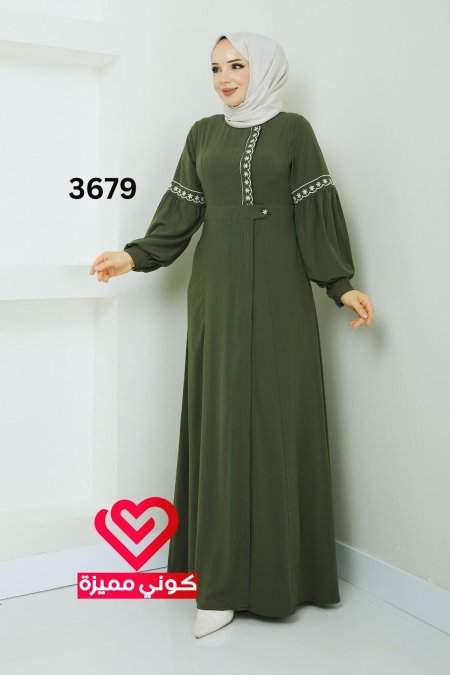 جلباب 3679 زيتي