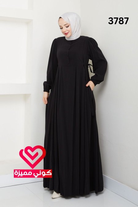 فستان 3787 اسود