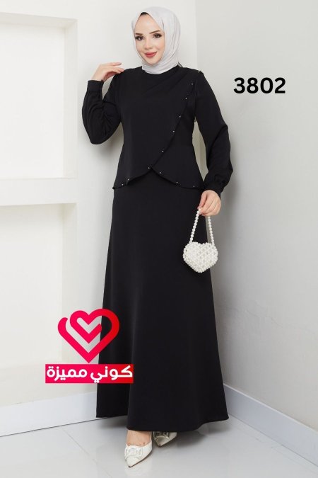 فستان 3802 اسود