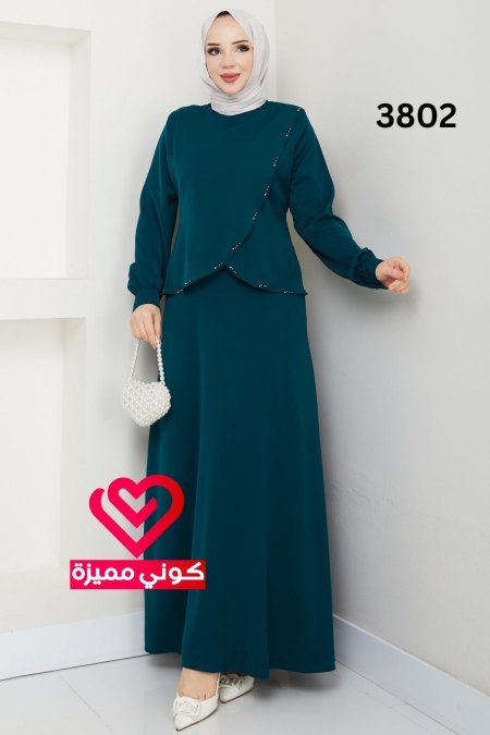فستان 3802 تركواز