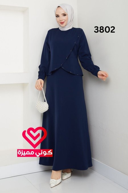فستان 3802 كحلي