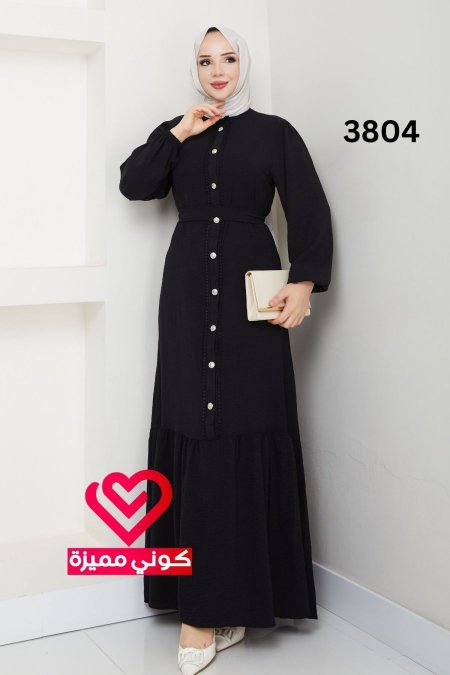 فستان 3804 اسود