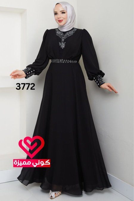فستان 3772 اسود