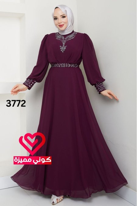 فستان 3772 ليلكي