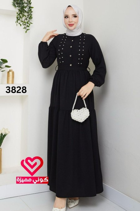 فستان 3828 اسود