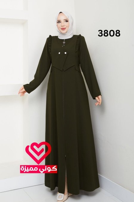 جلباب 3808 زيتي
