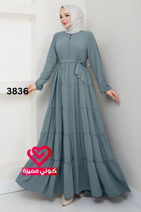 عباة كلوش 3836 فستقي