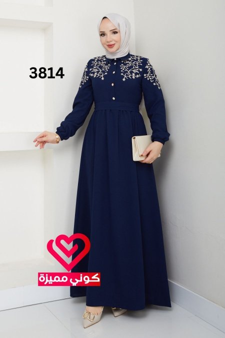 فستان 3814 كحلي