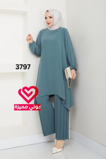 طقم 3797 فستقي