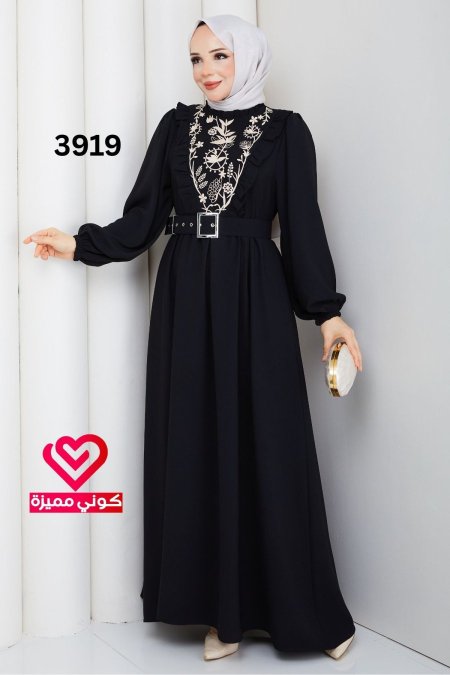 فستان صيفي 3919 اسود