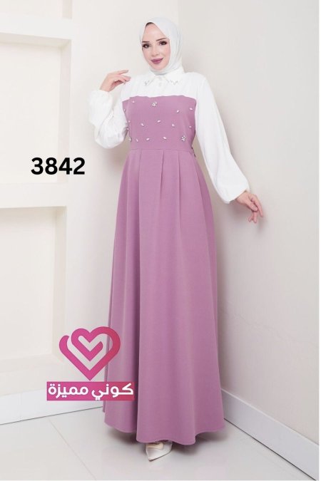 فستان 3842 زهري