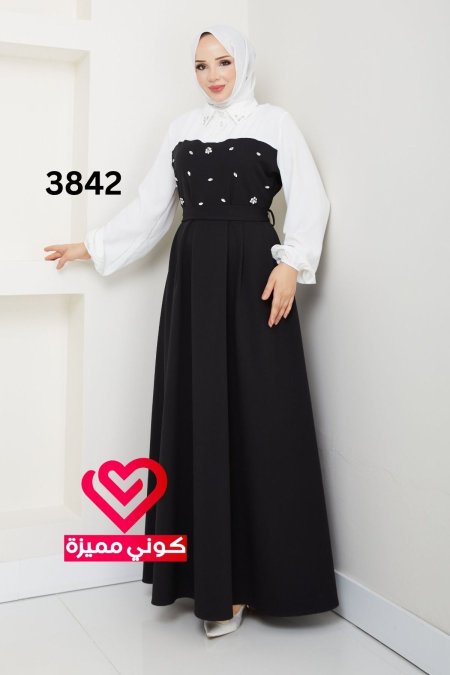 فستان 3842 اسود
