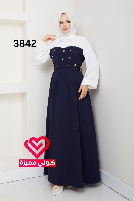 فستان 3842 كحلي