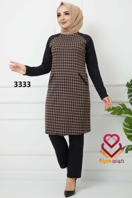طقم 3333 عسلي