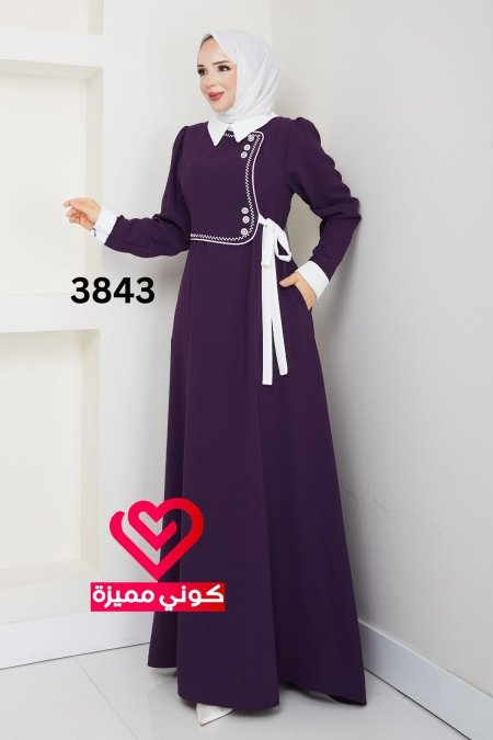 فستان صيفي 3843 ليلكي