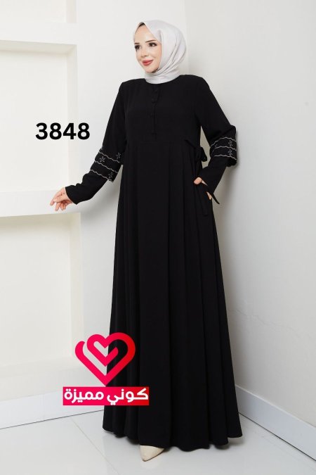 فستان صيفي 3848 اسود