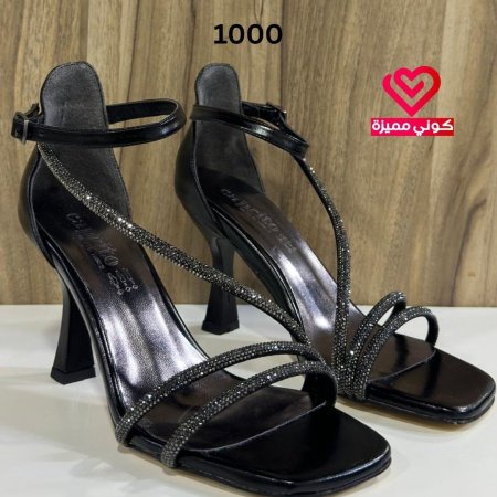 صندل كعب (1000) اسود