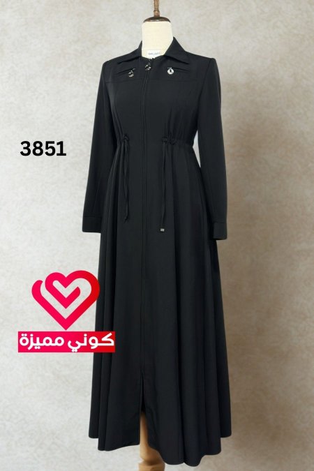 جلباب صيفي اسود (3851)