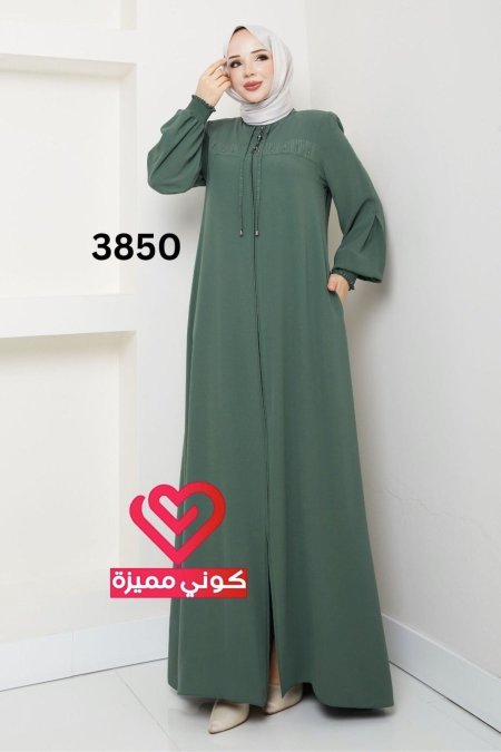 عباة جورجيت فستقي (3850)