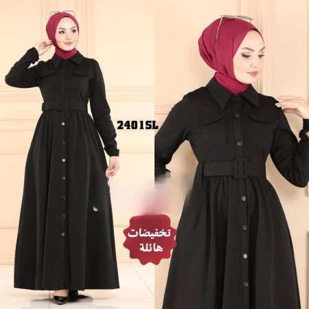 جلباب 2401sl432 اسود