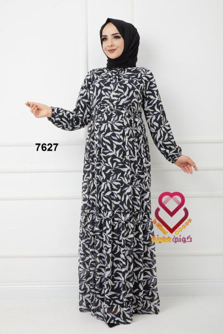 فستان 7627 اسود