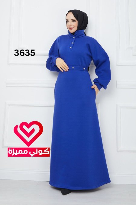 فستان 3635 نيلي