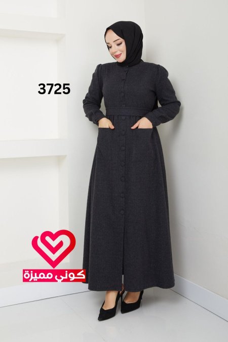 فستان 3725 اسود