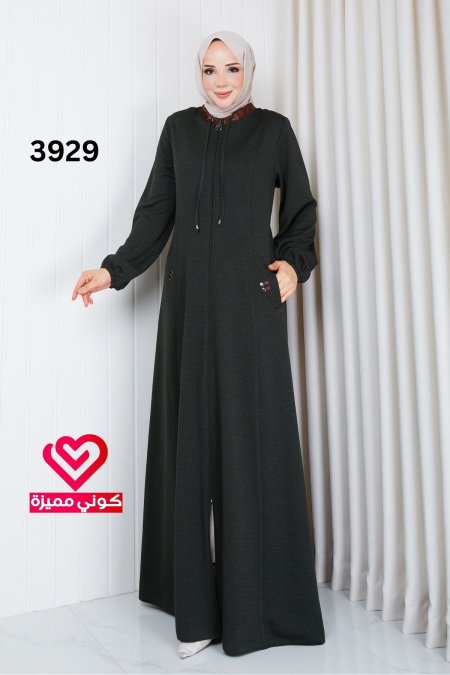 جلباب خريفي 3929 زيتي