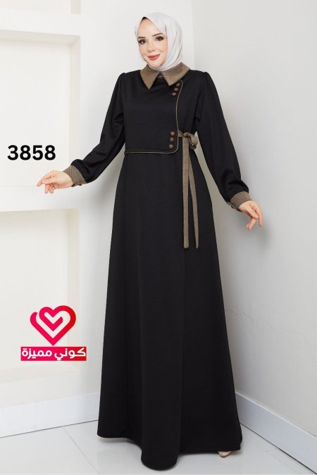 فستان 3858 اسود