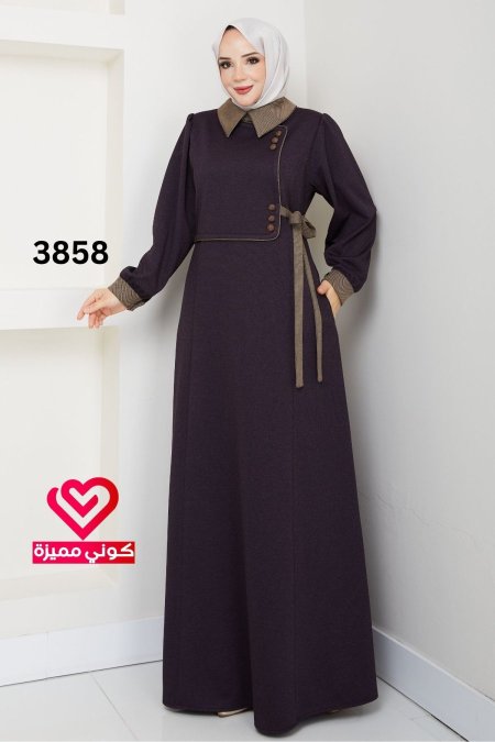 فستان 3858 ليلكي