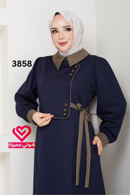 فستان 3858 كحلي