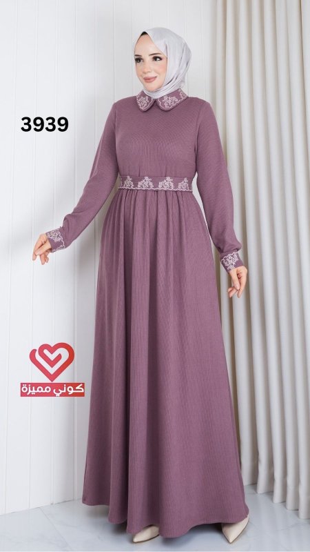 فستان خريفي 3939 نهدي