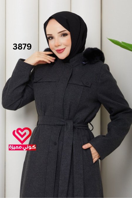 جلباب جوخ 3879 رمادي