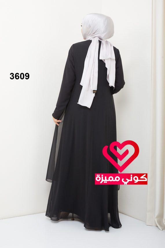 فستان سهرة 3609 اسود