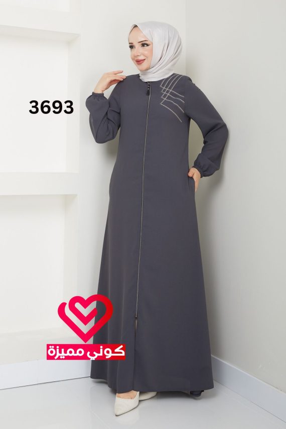 جلباب 3693 رمادي