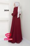 فستان 3694 خمري