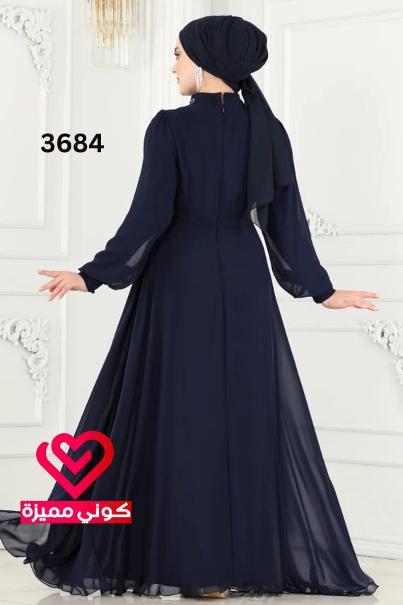 فستان 3684 كحلي