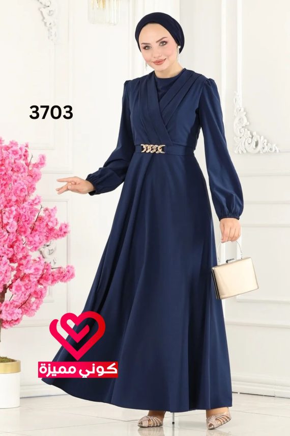 فستان 3703 كحلي