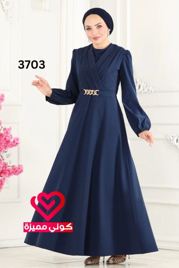 فستان 3703 كحلي